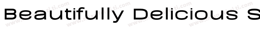 Beautifully Delicious Script Regul字体转换